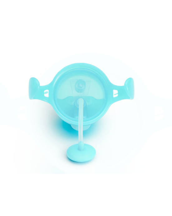 Munchkin Εκπαιδευτικό Ποτήρι Με Καλαμάκι και Με Βαρίδι Click Lock Tip & Sip Cup 207ml Μπλε 12257