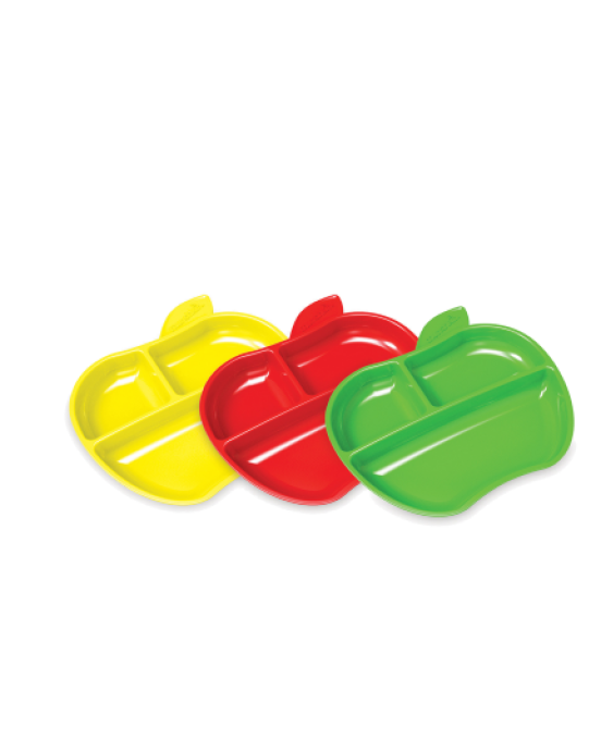 Munchkin Σετ 3 Μπολ σε σχήμα μήλου “Apple Plates” 6m+ 12102