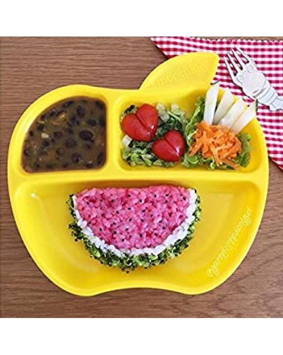 Munchkin Σετ 3 Μπολ σε σχήμα μήλου “Apple Plates” 6m+ 12102