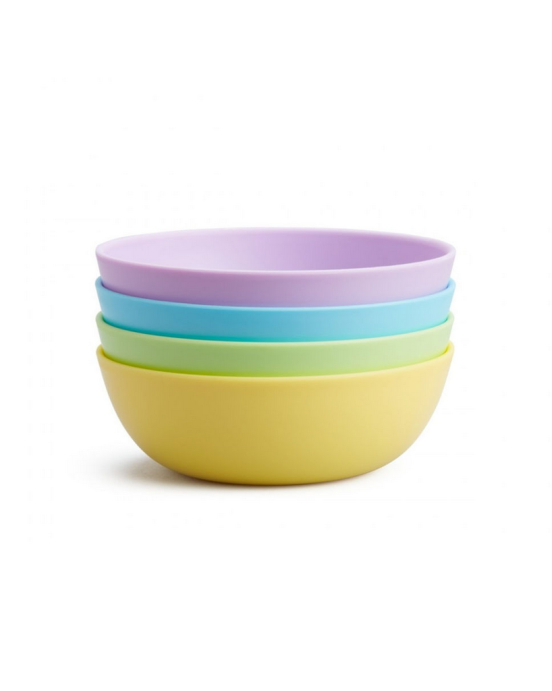 Munchkin  Μπολ Φαγητού 4 Χρώματα 6m+ Modern Multi Bowls 51760