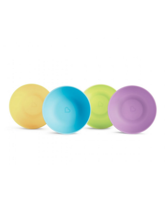 Munchkin  Μπολ Φαγητού 4 Χρώματα 6m+ Modern Multi Bowls 51760