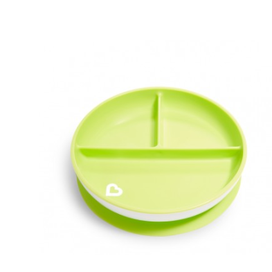 Munchkin Παιδικό Πιάτο με Βεντούζα  και χωρίσματα Λαχανί 11213-4