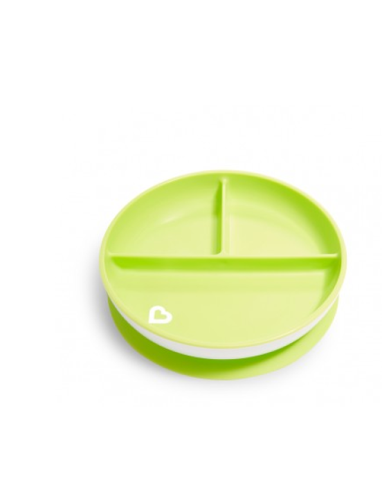 Munchkin Παιδικό Πιάτο με Βεντούζα  και χωρίσματα Λαχανί 11213-4