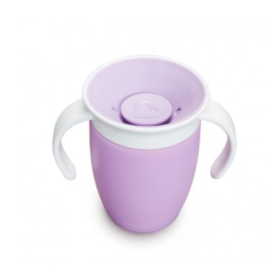 Munchkin εκπαιδευτικό κύπελλο Miracle 360° Trainer Cup 207ml  Μωβ 51621