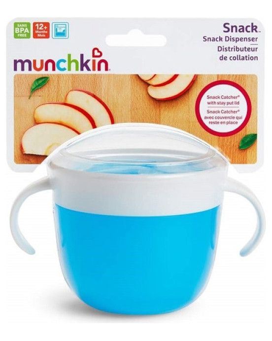 Munchkin Snack Ποτηράκι - Δοχείο Για Σνακ 12m+ Μπλε 11401a