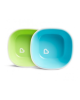 Munchkin Μπολ με αντιολισθητική βάση μπλε πράσινο 2 Τεμάχια 12446b