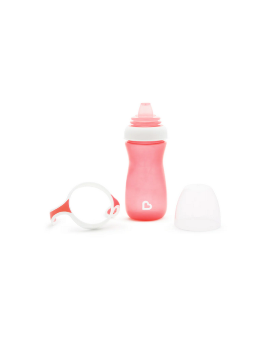 Munchkin  Gentle Transition Cup 9M+, Μεταβατικό Κύπελλο ροζ- 300ml  90141