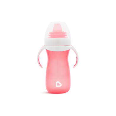 Munchkin  Gentle Transition Cup 9M+, Μεταβατικό Κύπελλο ροζ- 300ml  90141