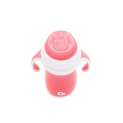 Munchkin  Gentle Transition Cup 9M+, Μεταβατικό Κύπελλο ροζ- 300ml  90141