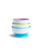 Munchkin Πολύχρωμα Μπωλ Φαγητού με Βεντούζα 6m+ Blue/Purple 3τμχ 1107502