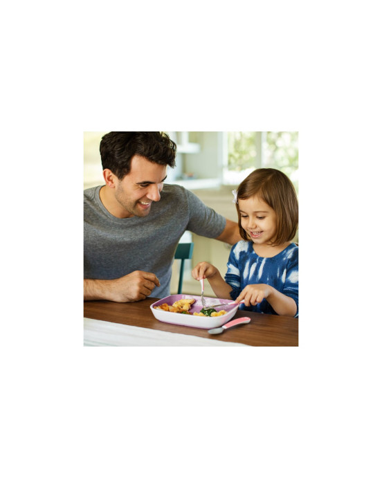 Munchkin  Σετ μαχαίρι-πιρούνι-κουτάλι Ροζ 12110p