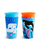 Munchkin 2 Miracle 360° Deco Sippy Cups 266ml -Πολική αρκούδα/Όρκα 51766