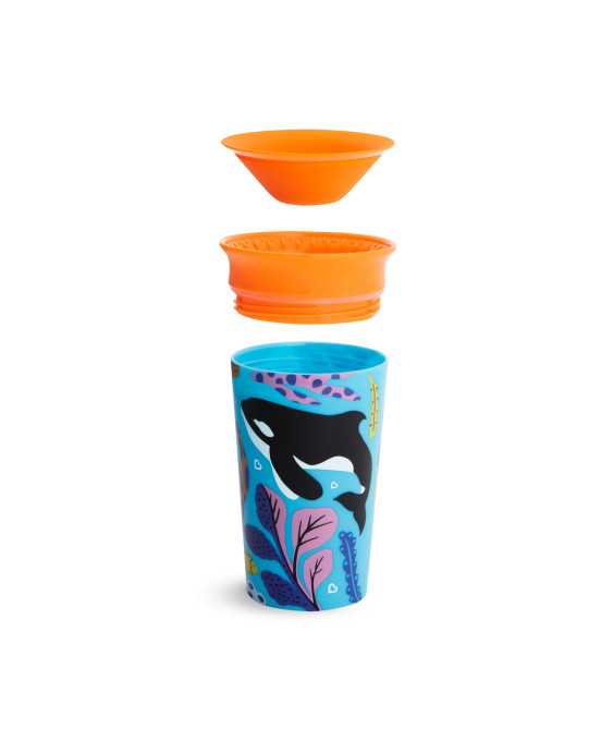 Munchkin 2 Miracle 360° Deco Sippy Cups 266ml -Πολική αρκούδα/Όρκα 51766