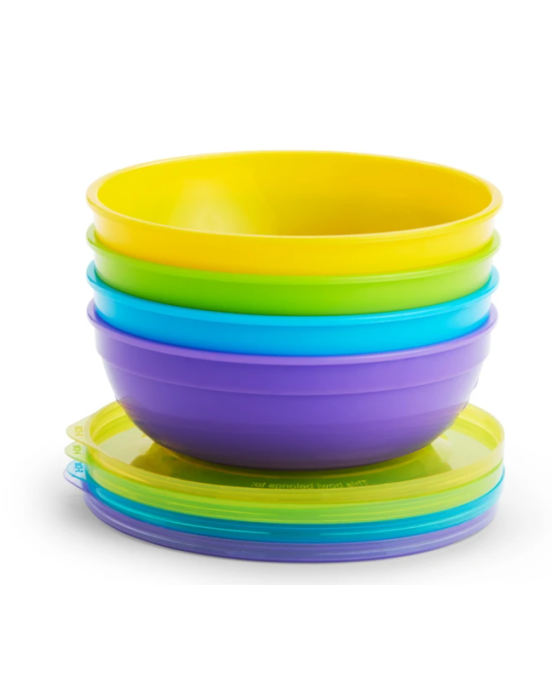 Μunchkin Μπολ Μεταφοράς 4τμχ. & Κουτάλι Σιλικόνης 2τμχ.12106