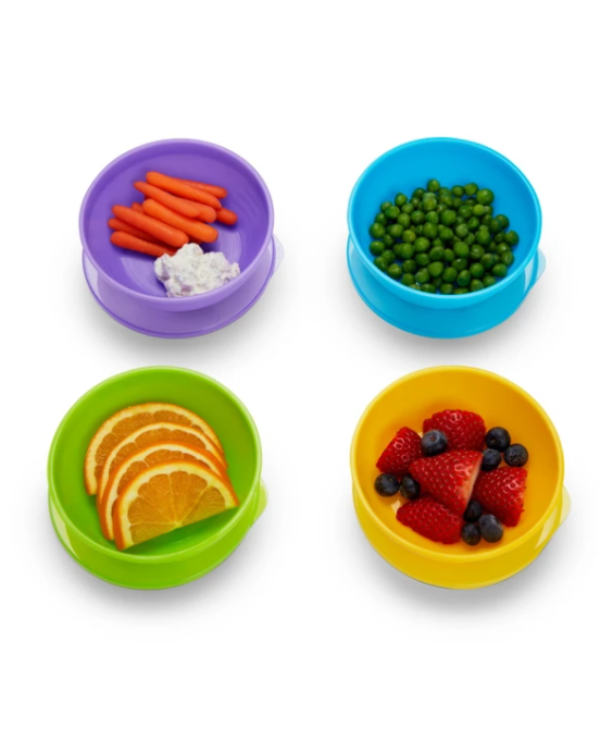 Μunchkin Μπολ Μεταφοράς 4τμχ. & Κουτάλι Σιλικόνης 2τμχ.12106