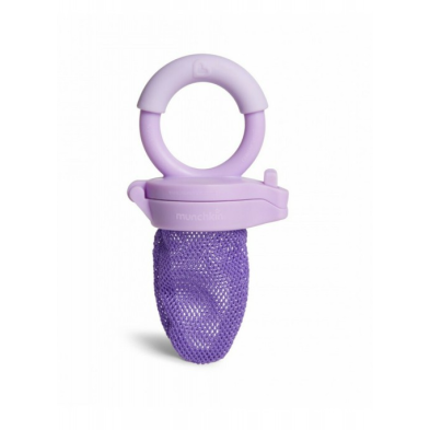 Munchkin Διχτάκι Ταϊσματος 6Μ+ Μωβ Fresh Food Feeder 11087 μωβ