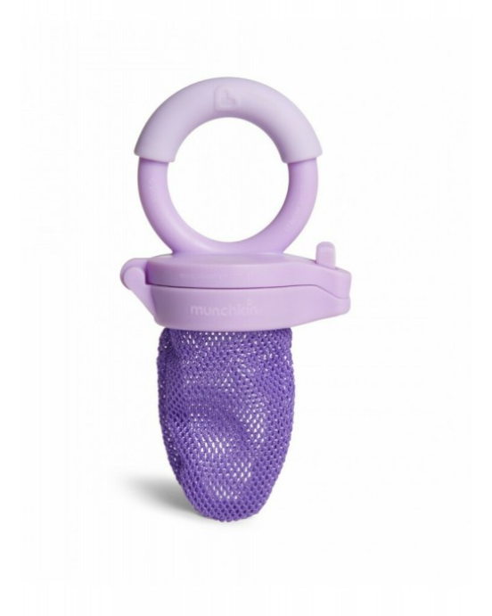 Munchkin Διχτάκι Ταϊσματος 6Μ+ Μωβ Fresh Food Feeder 11087 μωβ