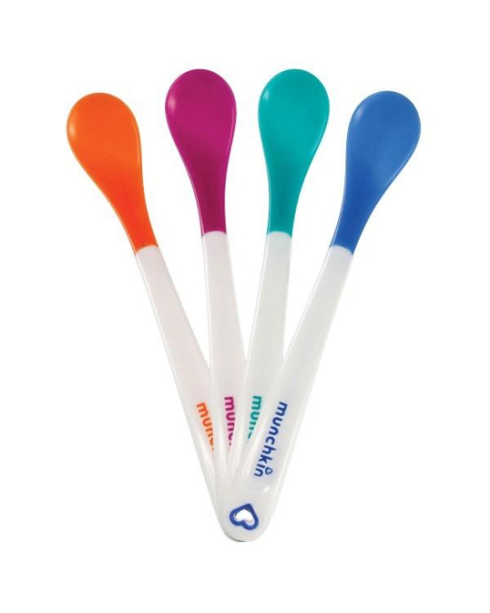 Munchkin  Σετ 4 Κουταλάκια με Σύστημα White Hot® 11522