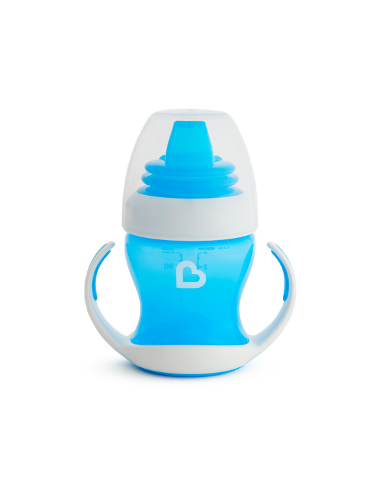 Munchkin Ποτηράκι Εκπαιδευτικό  Gentle First Cup μπλε 12549