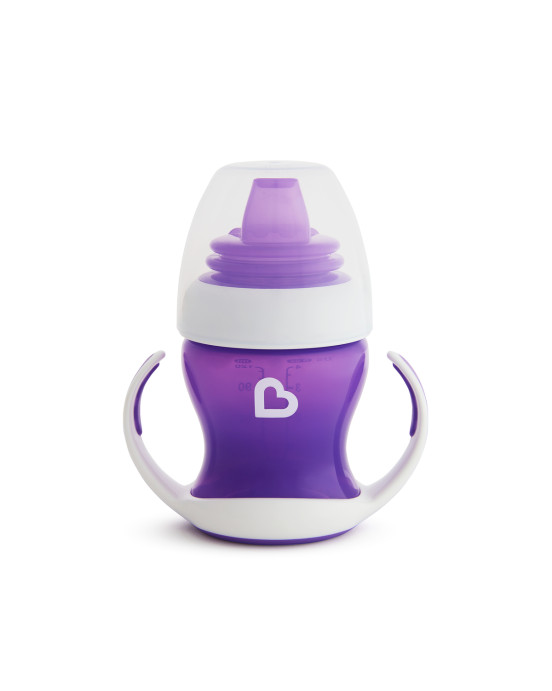 Munchkin Ποτηράκι Εκπαιδευτικό Munchkin Gentle First Cup μωβ 12550