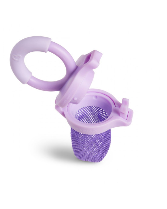 Munchkin Διχτάκι Ταϊσματος 6Μ+ Μωβ Fresh Food Feeder 11087 μωβ