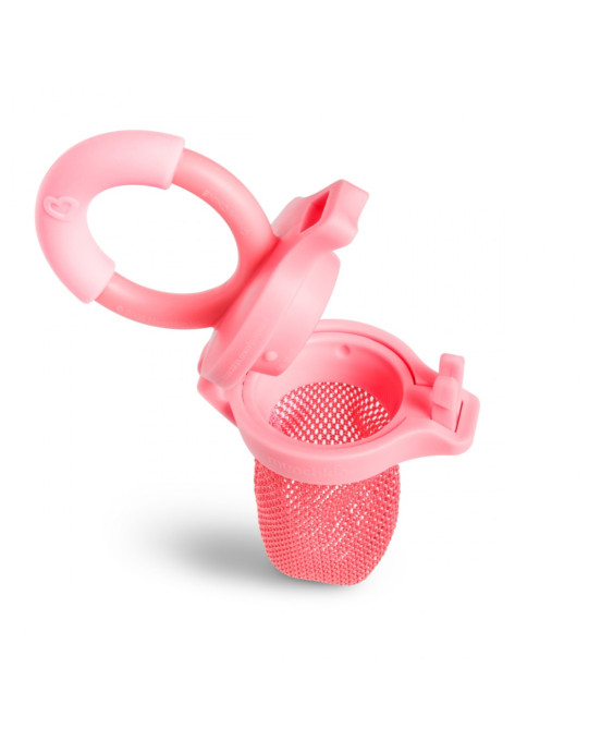 Munchkin  Διχτάκι Ταϊσματος 6Μ+ Pink Fresh Food Feeder Munchkin 11087-ροζ