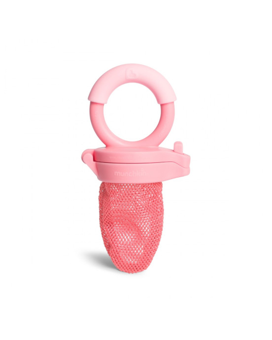 Munchkin  Διχτάκι Ταϊσματος 6Μ+ Pink Fresh Food Feeder Munchkin 11087-ροζ