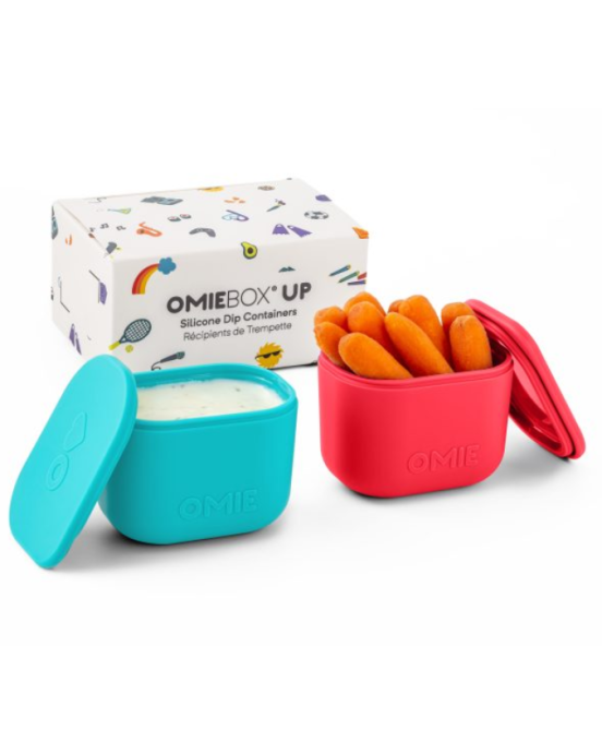 OmieBox  Σετ Ντιπάκια 2 τμχ Pink/Teal OMSILC301