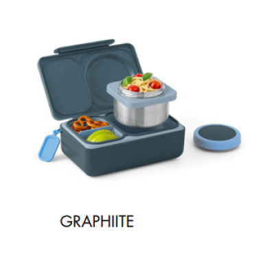 OmieBox® UP Δοχείο φαγητού -Θερμός Graphite OMUP09