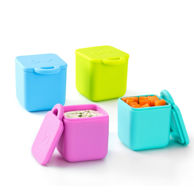 OmieBox  Σετ Ντιπάκια 2 τμχ Pink/Teal OMSILC301