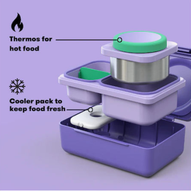 OmieBox® UP Δοχείο φαγητού - Θερμός Galaxy Purple OMUP08