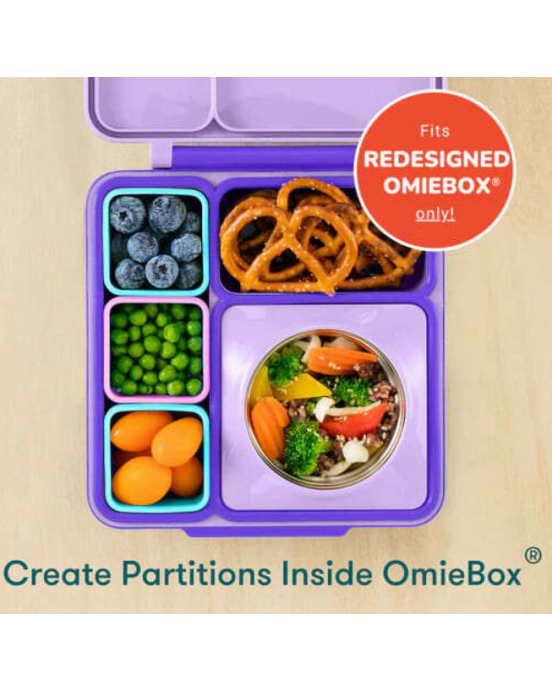 OmieBox  Σετ Ντιπάκια 2 τμχ Pink/Teal OMSILC301