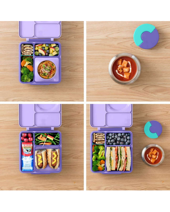 OMIEBOX δοχείο φαγητού - Θερμός Lilac Purple 66FC18 