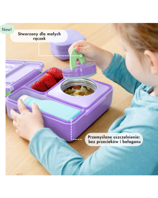 OMIEBOX δοχείο φαγητού - Θερμός Lilac Purple 66FC18 