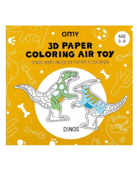 Omy 3D χαρτι ζωγραφικης δεινοσαυροι air toy REFAIR03