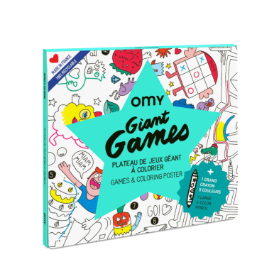 OMY, Giant Games and Coloring Poster POS63