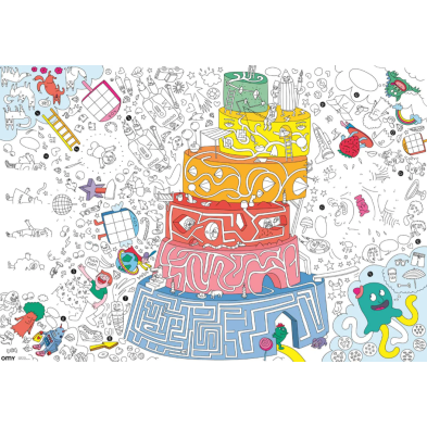 OMY, Giant Games and Coloring Poster POS63