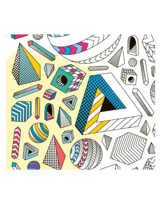 Αφίσα χρωματισμού Omy Illusions 70cm x 100cm POS64