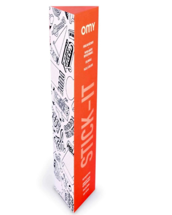 Omy Αυτοκόλλητο ρολό ζωγραφικής Memo Street ROLLSTICK06