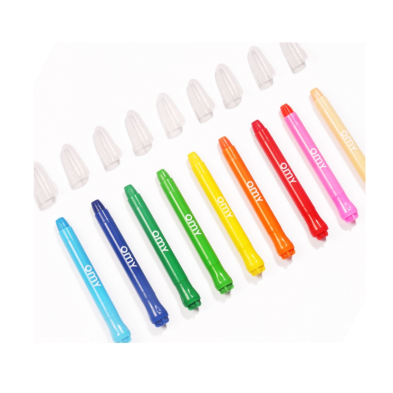 Omy  Σετ 9 πολύχρωμες κηρομπογιές CRA03