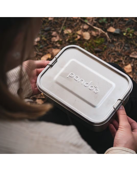 Pandoo δοχείο φαγητού με χώρισμα από ανοξείδωτο ατσάλι | 800ml 