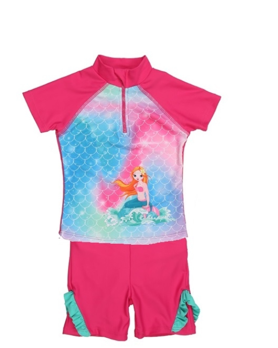 Playshoes Αντηλιακό μαγιό με UV Προστασία Σετ 2τμχ Γοργόνα 461262-1