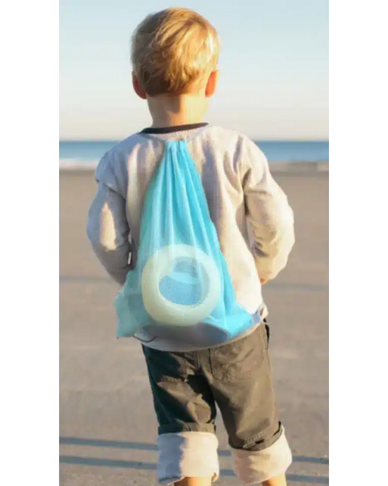 Quut Σετ παιχνιδιου σε τσάντα παραλίας με μικρό κουβαδάκι, φτυάρι-σίτα και “μαγικό σχήμα” QU170983 