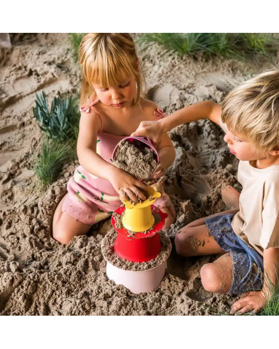 Quut Κουβαδάκια για πύργους στην άμμο Cherry/ Banana Pink QU172857 