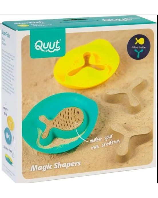 Quut Σετ 2 Μαγικά Σχήματα για την Άμμο Starfish  QU170518