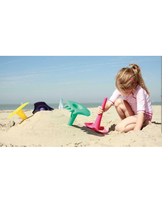 Quut Πολυεργαλείο για παιχνίδι στην άμμο (πορτοκαλί) QU170044