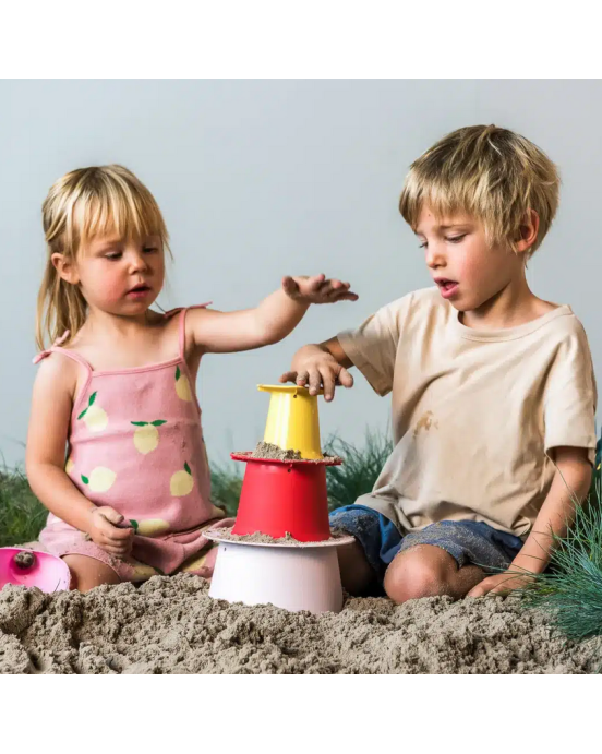 Quut Κουβαδάκια για πύργους στην άμμο Cherry/ Banana Pink QU172857 