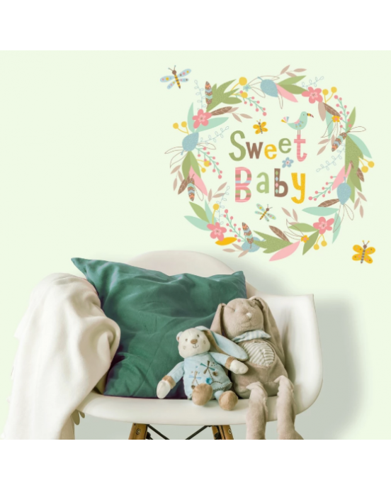 Room Mates Αυτοκόλλητα τοίχου "Sweet baby" RΜΚ3544 Room Mates Αυτοκόλλητα τοίχου "Sweet baby" RΜΚ3544