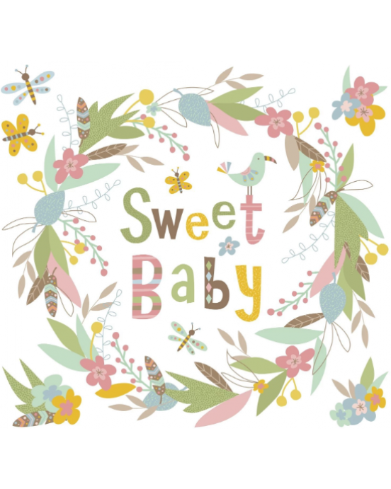 Room Mates Αυτοκόλλητα τοίχου "Sweet baby" RΜΚ3544 Room Mates Αυτοκόλλητα τοίχου "Sweet baby" RΜΚ3544