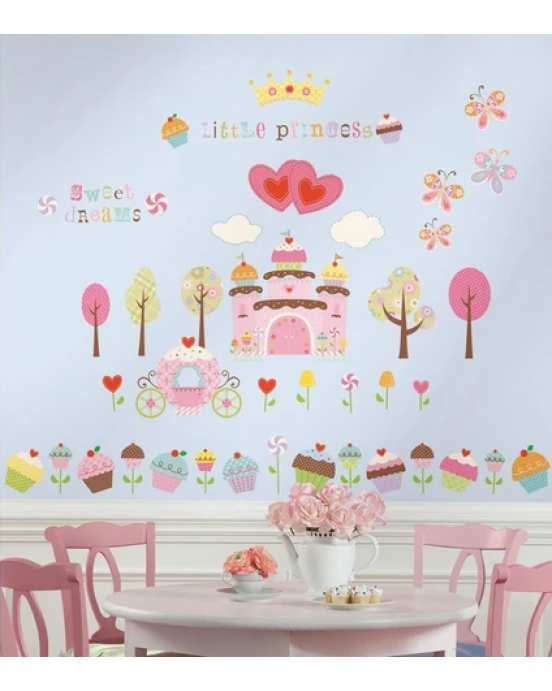 Room Mates Αυτοκόλλητα τοίχου "Cupcake Land" RΜΚ1605 Room Mates Αυτοκόλλητα τοίχου "Cupcake Land" RΜΚ1605